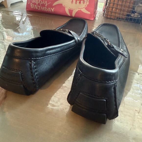 Louis Vuitton Black Monte Carlo Moccasin Loafers Sz 10 - Picture 10 of 14